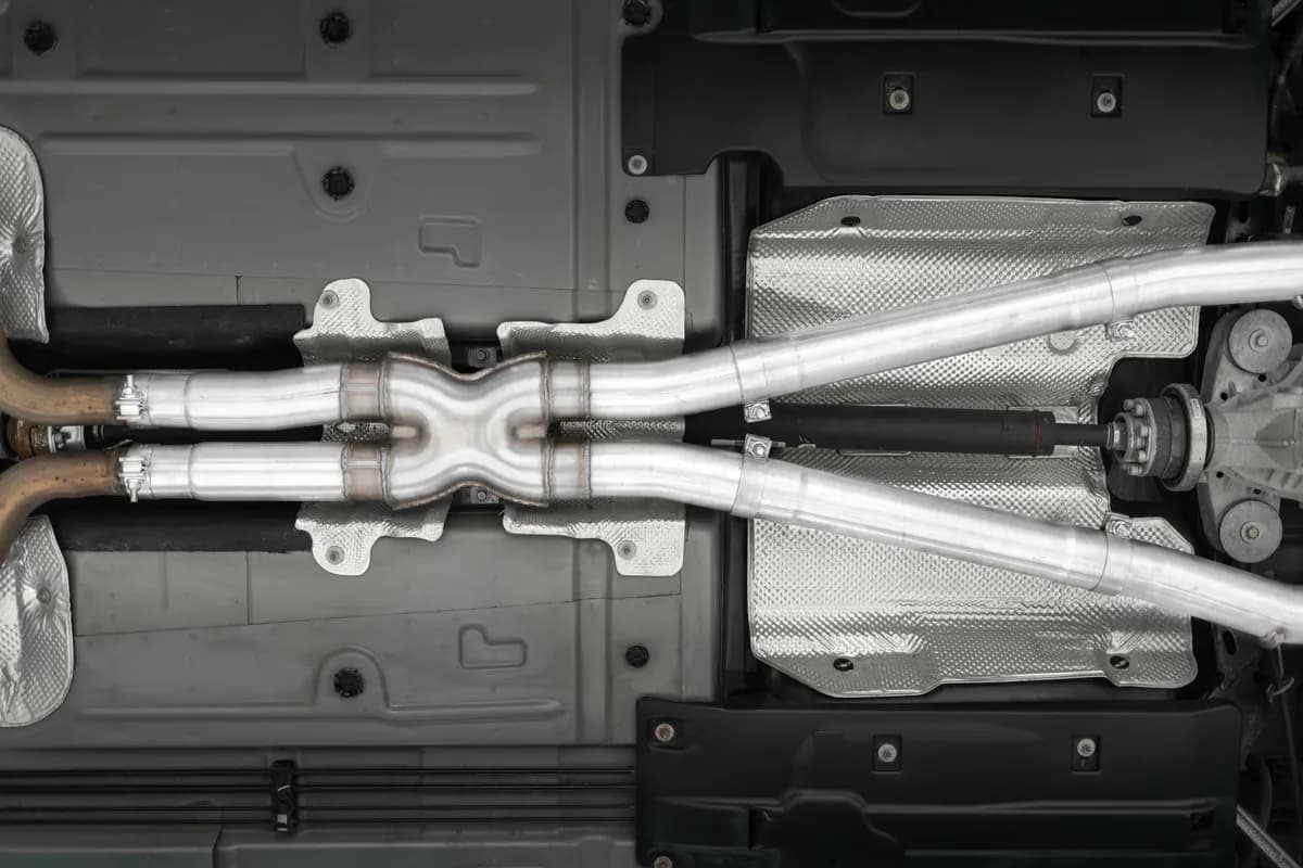 2015-2016 Dodge Challenger T304 Stainless Steel 3 Inch Dual Rear Cat-Back Quad Tips (Race Version) Exhaust System MBRP