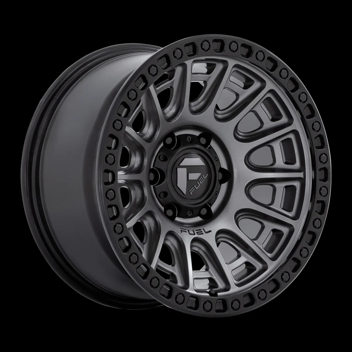 Fuel Wheels | Cycle | Matte Gunmetal w/ Black Ring