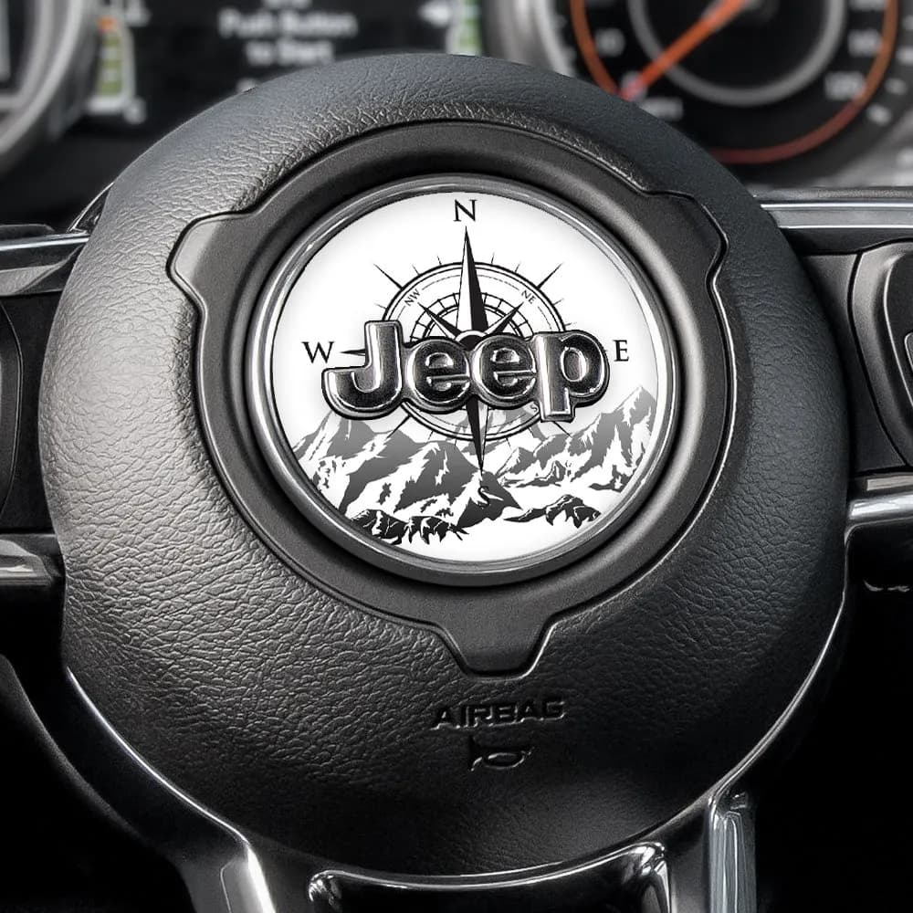 Head North Steering Wheel Decal