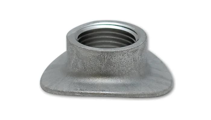 Oxygen Sensor Weld Bung; M18 x 1.5 Thread Size; 304 Stainless Steel; 5 pcs.; Saddle Style; Bulk Pack;
