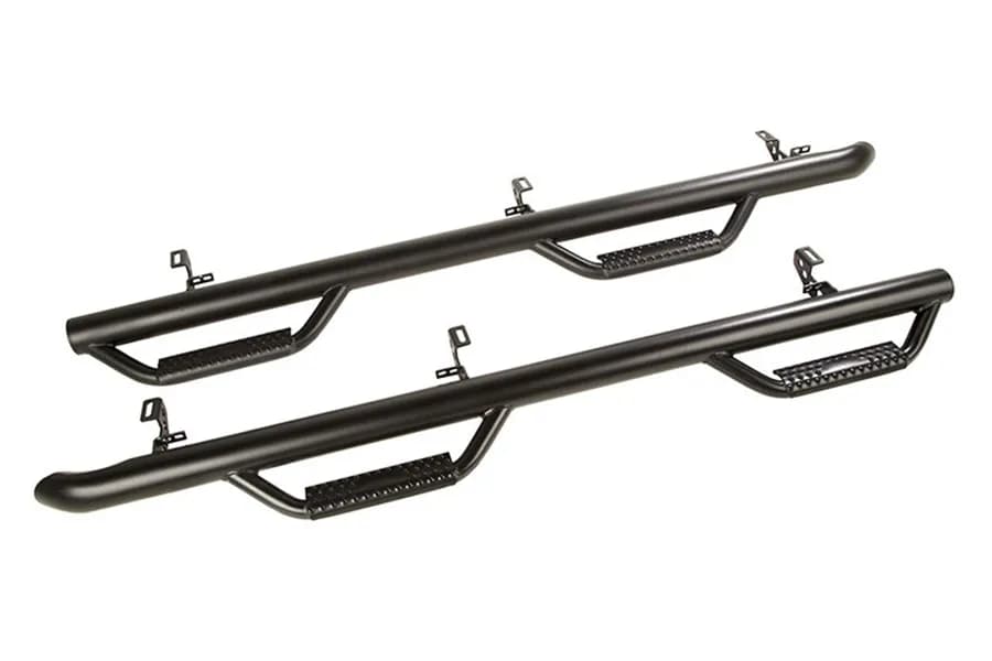Spartan Nerf Bars Textured Black; 1818 Jeep Wrangler Jlu 4 Door