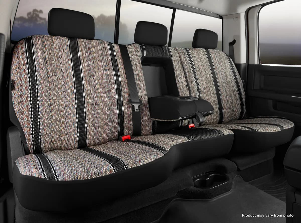 FIA TR42-89 BLACK TR40 Series - Wrangler Saddleblanket Custom Fit Rear Seat Cover - Black