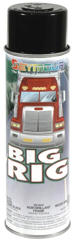 Seymour 20-1615 Big Rig Professional Coatings Gloss Frame Black 16 oz 20-1615