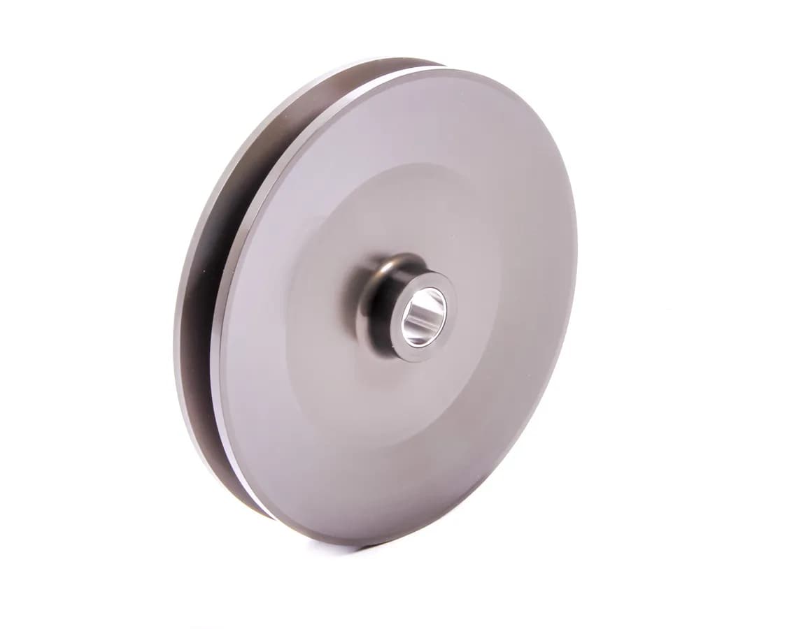 V-Belt Pulley; Billet Aluminum; Deep Groove; 5.25 in. Dia.;