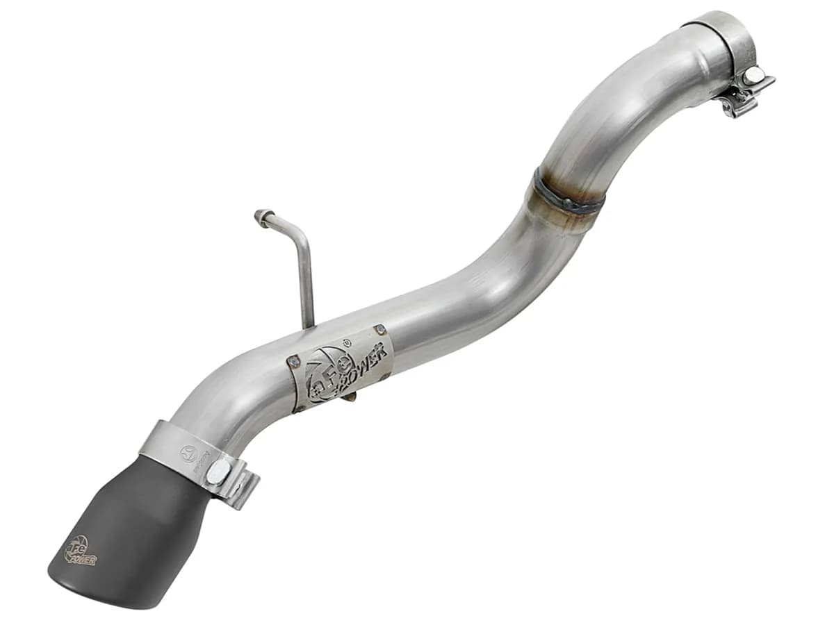 aFe POWER MACH Force-Xp Axle-Back Hi-Tuck Exhaust System w/ Black Tip - JL 2.0L/3.6L
