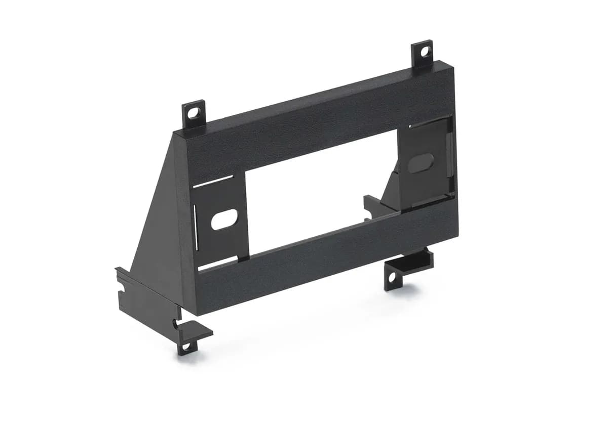 TURBOKits; Radio Installation Kit; Incl. Instructions/Hardware; Recessed DIN Opening; For 2-Shaft/DIN; High-Grade ABS Plastic;