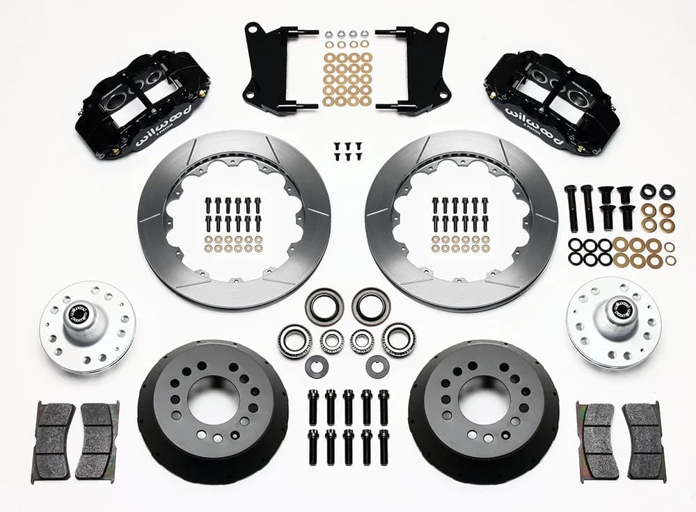 1960 - 1982 Buick, Chevrolet, Ford, GMC, Mercury, Oldsmobile, Pontiac Forged Narrow Superlite 6R Big Brake Front Brake Kit (Hub) - 140-9803