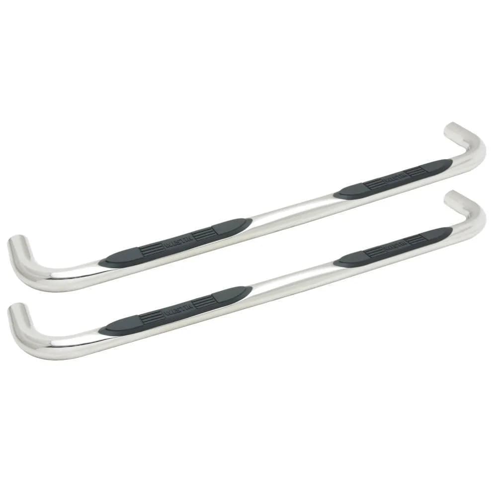 E-Series 3 Nerf Step Bars Stainless Steel SilveradoSierra 1500 Ext. Cab 1999-2014 2500LD Ext. Cab 1999-2004 25003500HD Ext. Cab 2001-2014