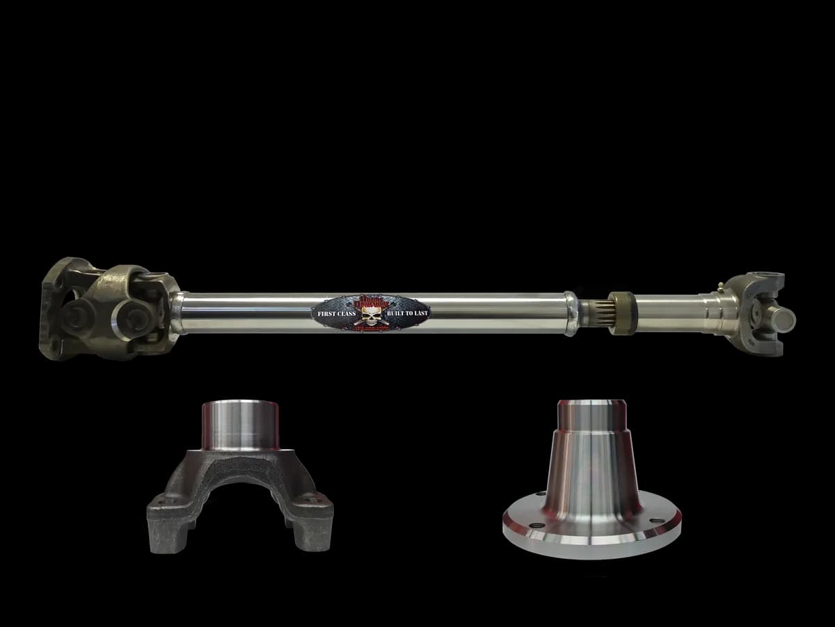 Adams Driveshaft Jk Front 1350 Cv Driveshaft [Extreme Duty Series] Solid U-Joint