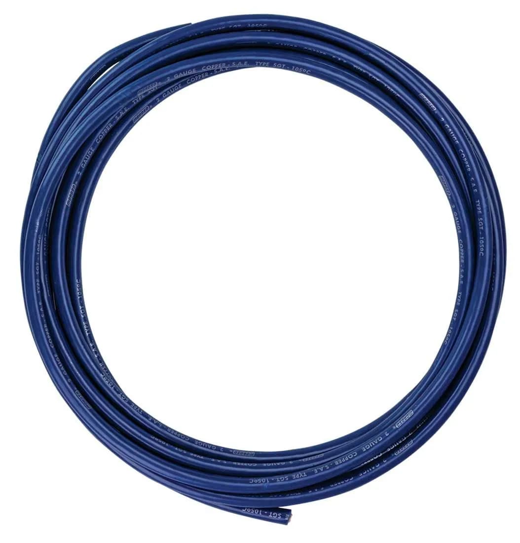 Battery Cable 2 ga Blue 25 ft