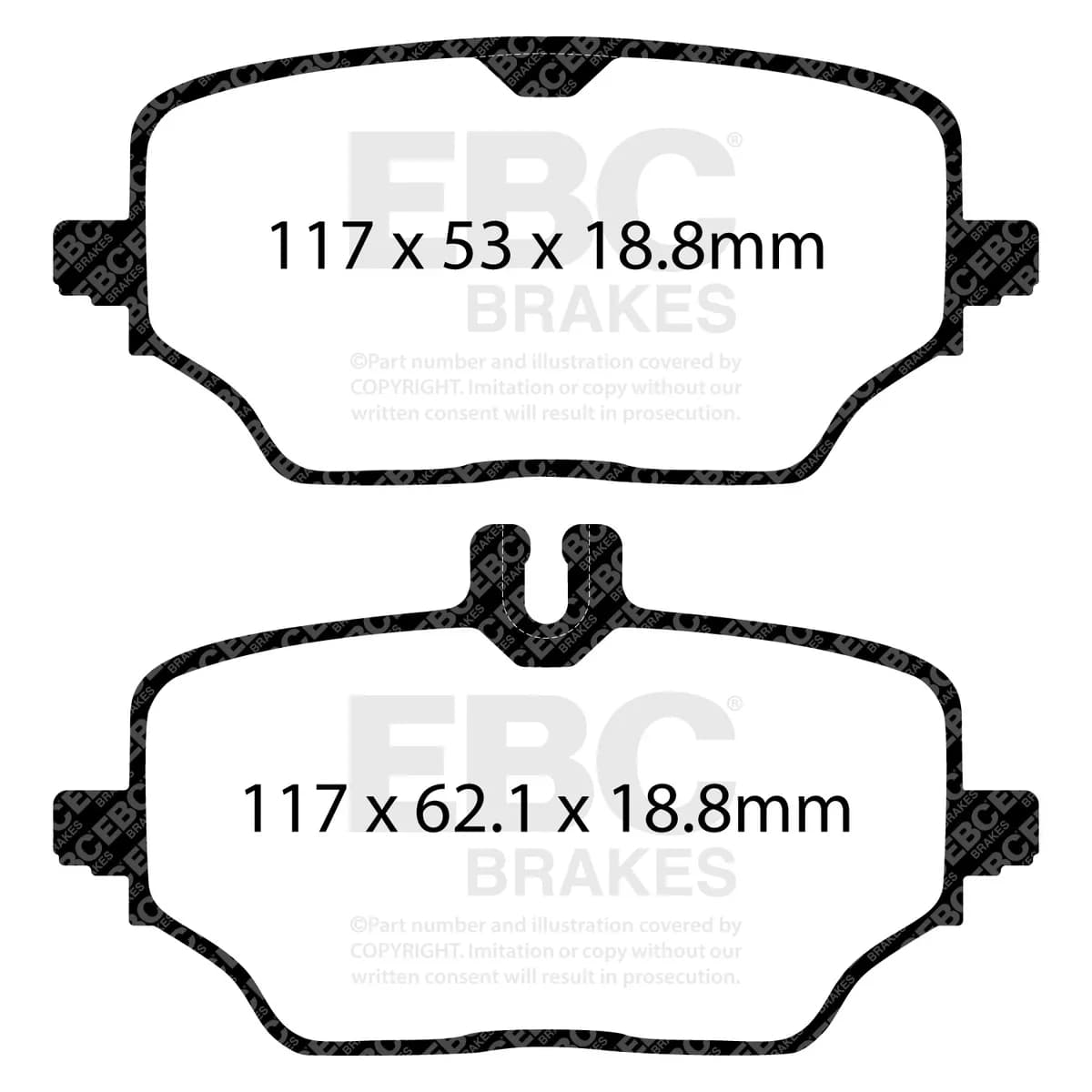 Yellowstuff Street And Track Brake Pads; FMSI Pad No. D2235;