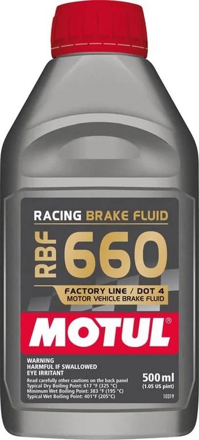 Motul RBF 660 Degree Brake Fluid, 500ml (1.05pt)