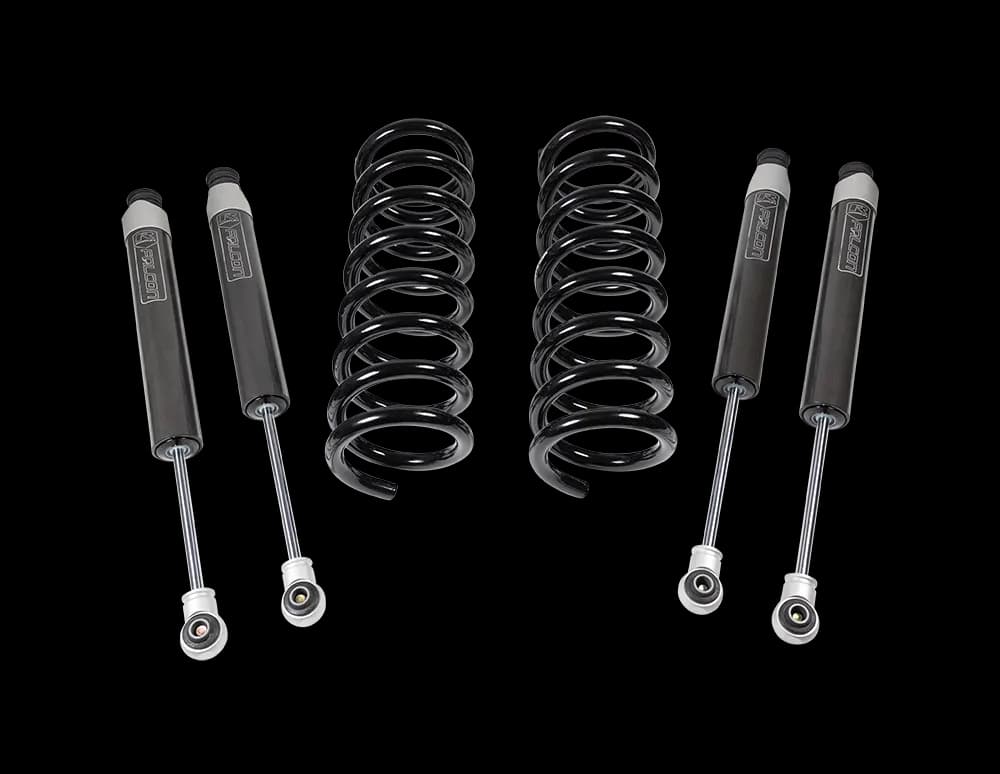 19c Dodge/Ram 2500 4WD 1.5in Spring Leveling With Falcon 1.1 Monotube Shocks