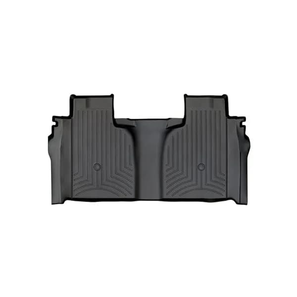 Black Rear FloorLiner Silverado 1500 2019 + Crew Cab 1st row bench seats