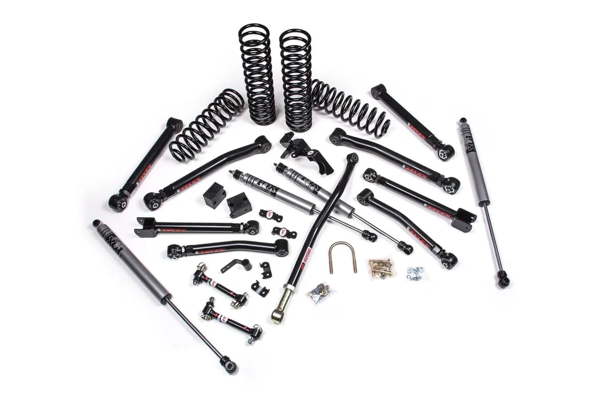 JKS J-Krawl 2.5in Lift Kit w/ Fox 2.0 Performance Series Shocks (Flex End) - JK 4DR