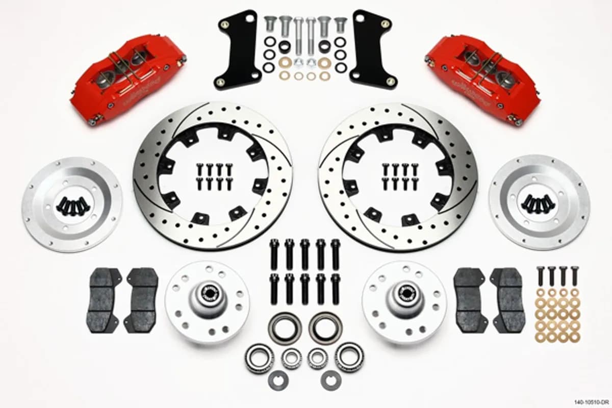 1960 - 1982 Buick, Chevrolet, Ford, GMC, Mercury, Oldsmobile, Pontiac Forged Dynapro 6 Big Brake Front Brake Kit (Hub) - 140-10510