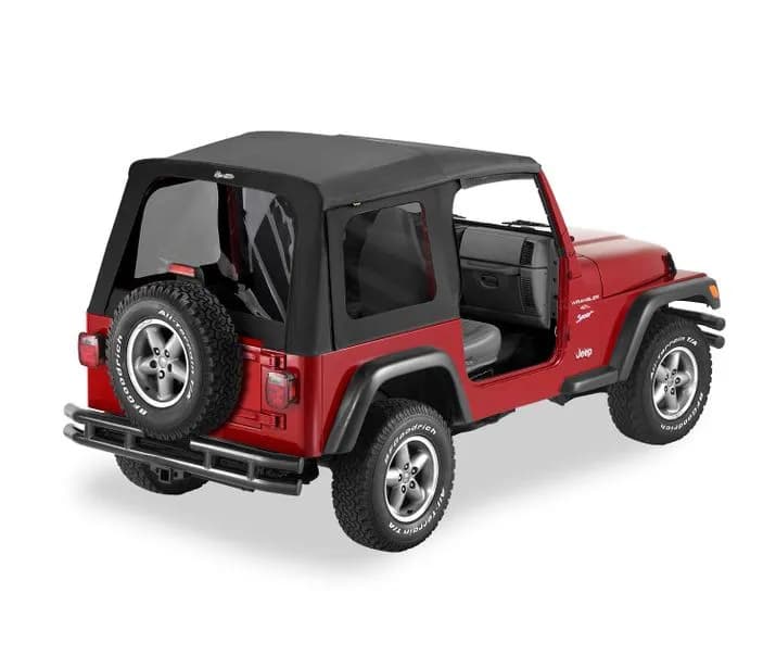 Black Diamond Supertop Classic Skins Supertop Classic Replacement Skins, Tinted Windows Jeep 97-06 Wrangler; Req. Supertop hardware; no doors included.; Tinted side and rear windows