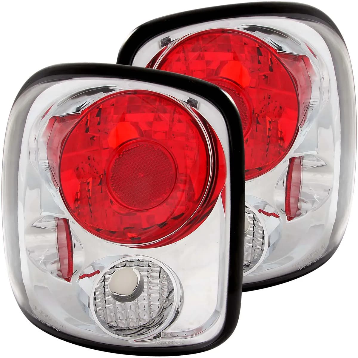 9904 Silverado/Sierra 1500/2500 Stepside Taillights Chrome Driver/Passenger