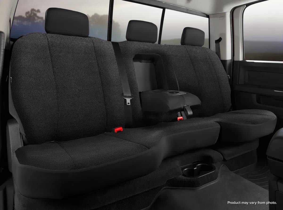 Fia Trs45-2 Black Tr40 Series - Wrangler Saddleblanket Custom Fit Rear Seat Cover - Solid Black