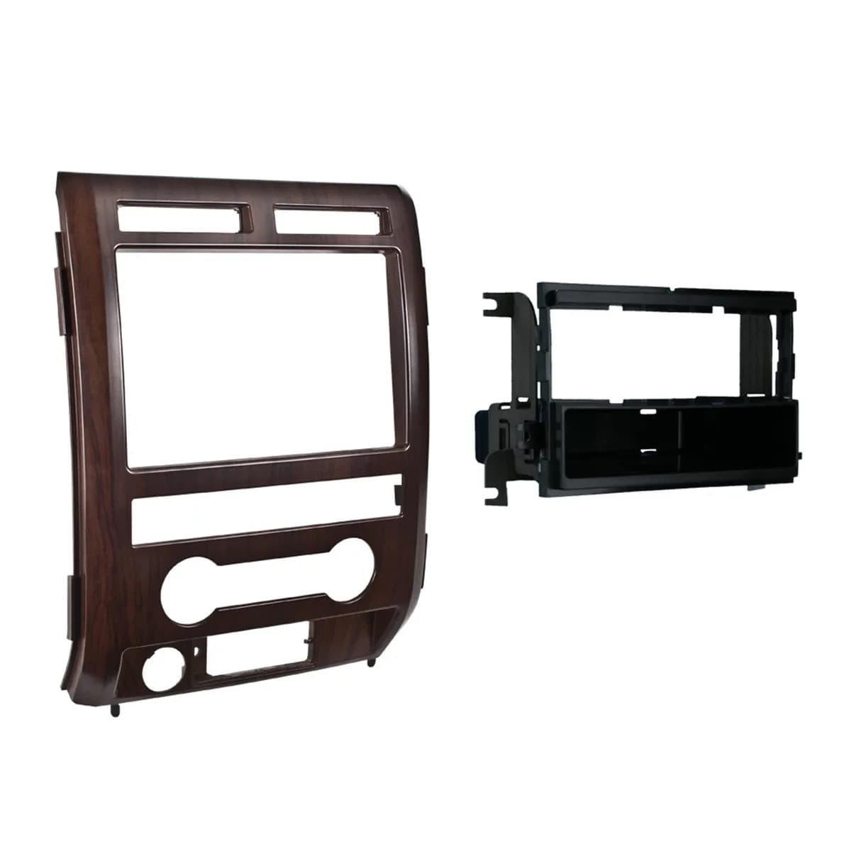 TURBOKits; Radio Installation Kit; Incl. Installation Instructions/Hardware; Single DIN; For Non NAV Models w/Driver Info Buttons; Ash Satin;