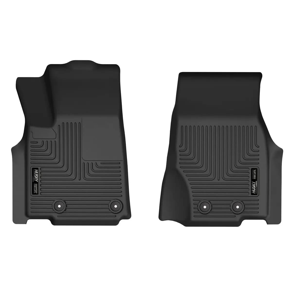 X-act Contour Series Front Floor Liners 2021 Jeep Grand Cherokee L Black Front Row