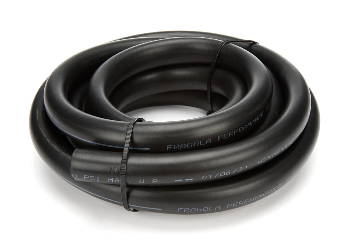 Pushlite Hitemp Black Hose 12an 15ft Roll (Replaces 815012 no Fiber Braid)