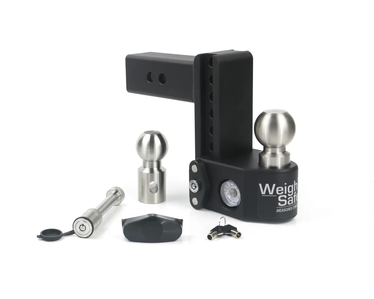 Tongue Weighing Adj Ball Mount Inc 2in And 25/16in Balls 6in Drop 2.5in Sha