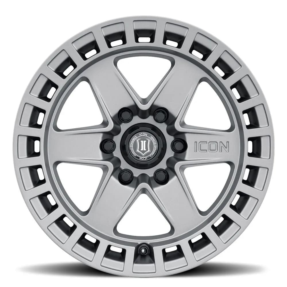 Icon Alloys Raider Titanium17 X 8.5/6 X 120/0 Mm/4.75in Bs