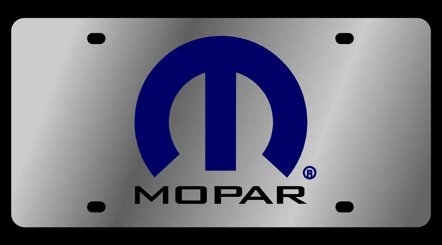 Mopar Stainless Steel License Plate