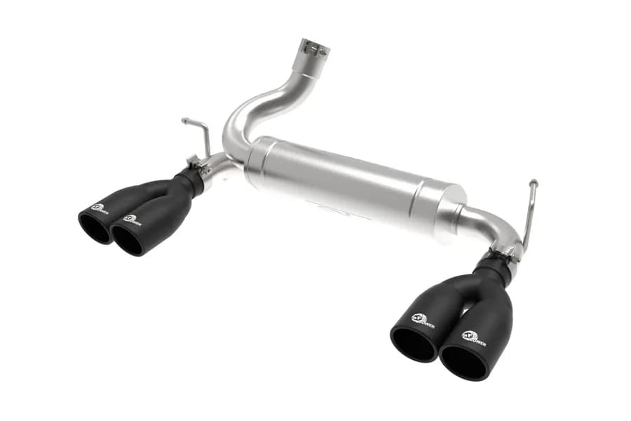 Vulcan Series 21/2 In 304ss Axleback Exhaust System Black