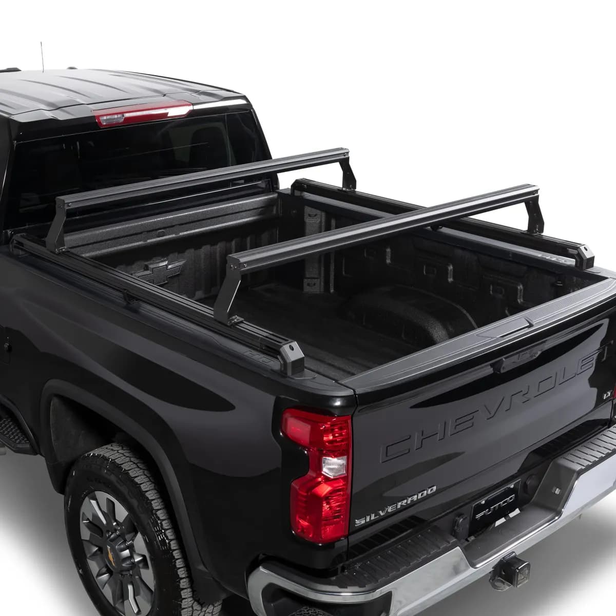 17c Super Duty 8ft Bed Rack Black