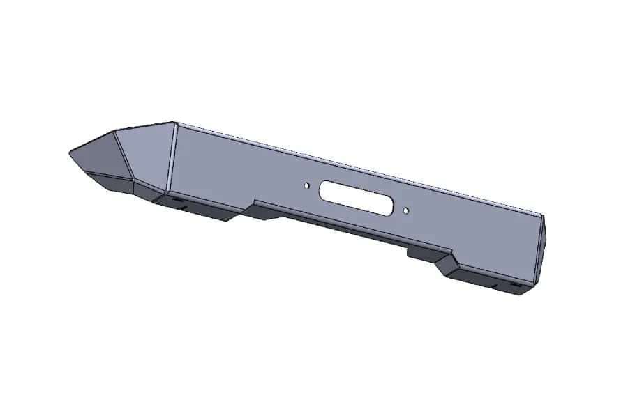 Savvy Offroad Krawler Lite Front Bumper Skin - Aluminum - JT/JL/JK