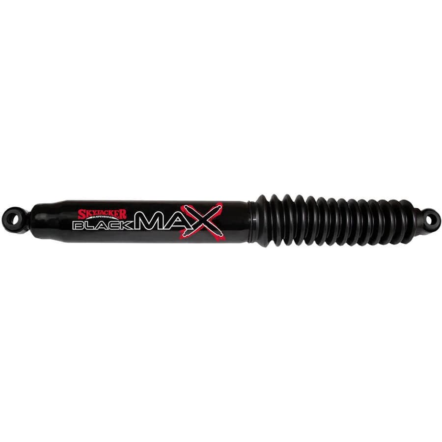 Black MAX Shock Absorber w/Black Boot 24.75 Inch Extended 14.82 Inch Collapsed 74-13 Jeep Skyjacker