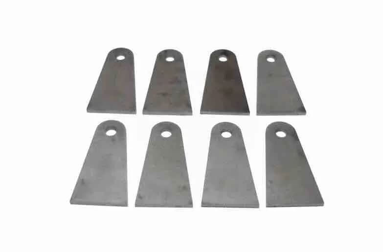 Steinjäger Tabs and Clevises, Weld On 4 Link Tab and Clevis Kits 0.625 Bore Straight Mount 8 Straight Tabs Two Link Suspension