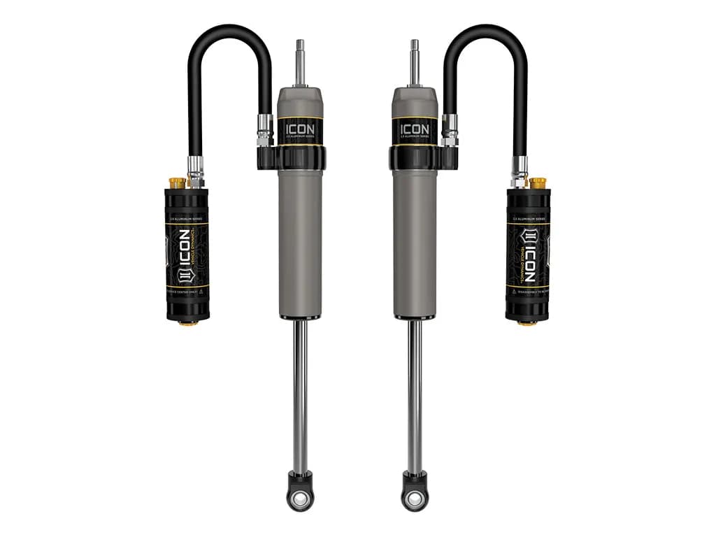 ICON 2024-2025 Toyota Land Cruiser 250 Series/2024-2026 Lexus GX550, 0-3” Lift, Rear, V.S. 2.5 Aluminum Series Shock Absorbers, Remote Reservoir w/ CDCV, Pair