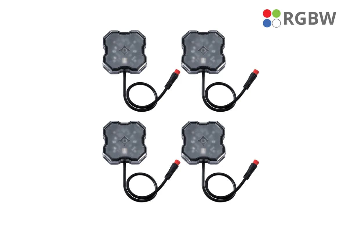 Diode Dynamics - RGBW Rock Light Installer Magnet Mount Kit (4-pack)