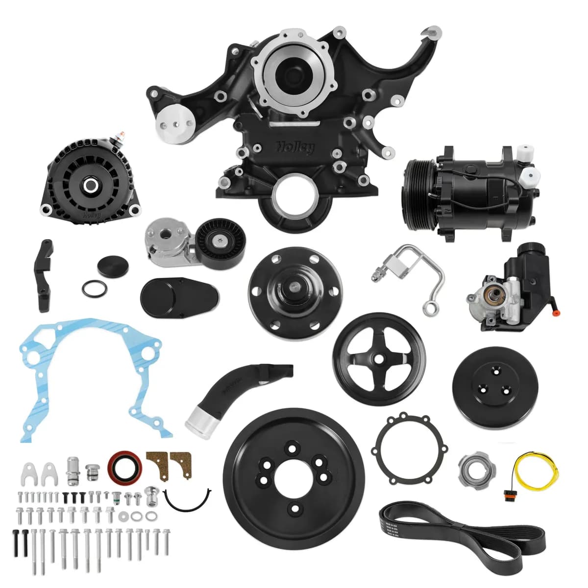 Mid-Mt Acc Drive System Sbf Black