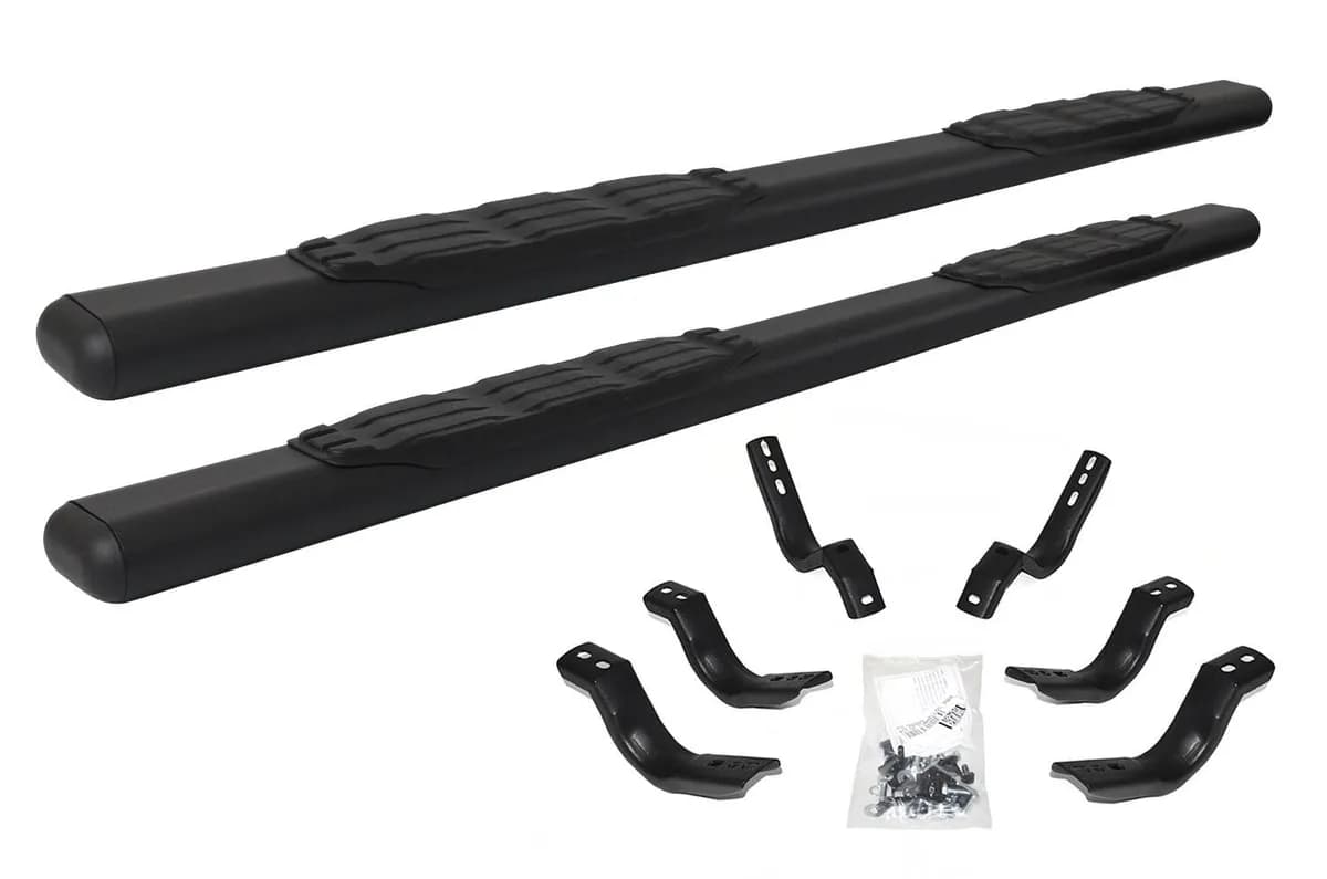 Go Rhino 105435180T - 5 1000 Series Side Steps with Mounting Brackets Kit - Textured Black