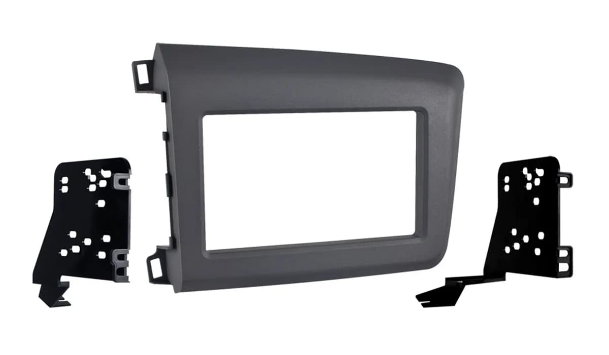 Custom Fit Mounting Kit; Double DIN Head Unit Provision; Incl.: Radio Trim Panel/Radio Brackets/Clips/Screws;