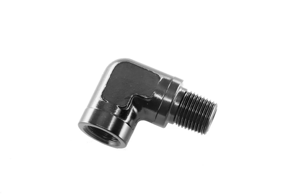 Fuel Pressure Gauge Adapter Npt Female Adapter to Npt Male Adapter 90 Degree