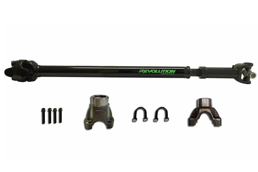 Jeep Wrangler JK Rear 1310 CV Driveshaft 4 Door with Pinion Yoke Revolution Gear
