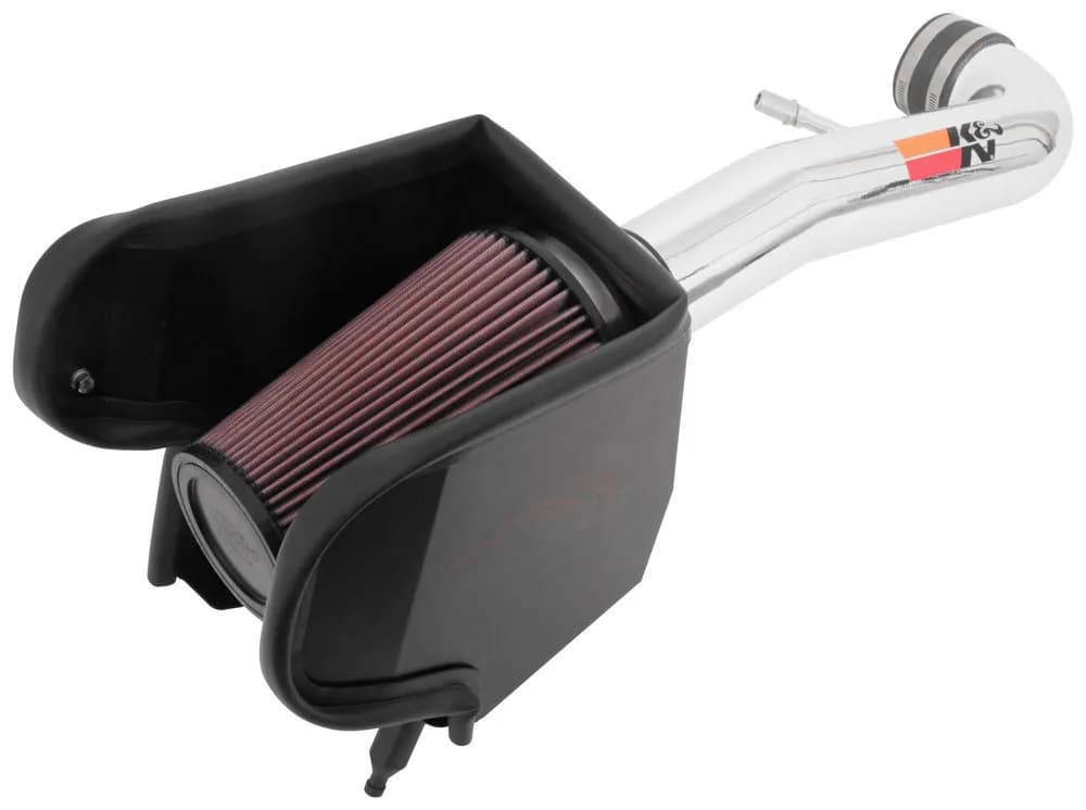 K&N Filters 77 Series Cold Air Intake - High-Flow, Aluminum Tube - JT/JL 3.6L