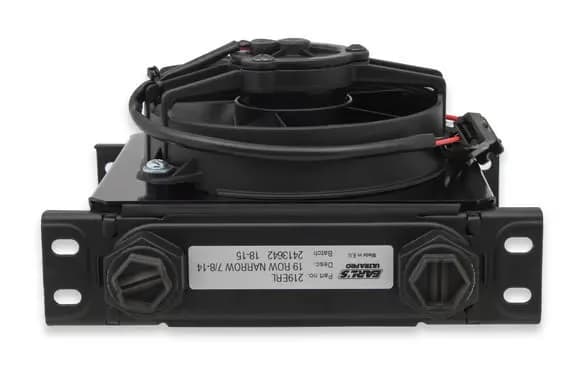 Earl's UltraPro Oil Cooler w/ Fan Pack - 19 Rows - Narrow Cooler