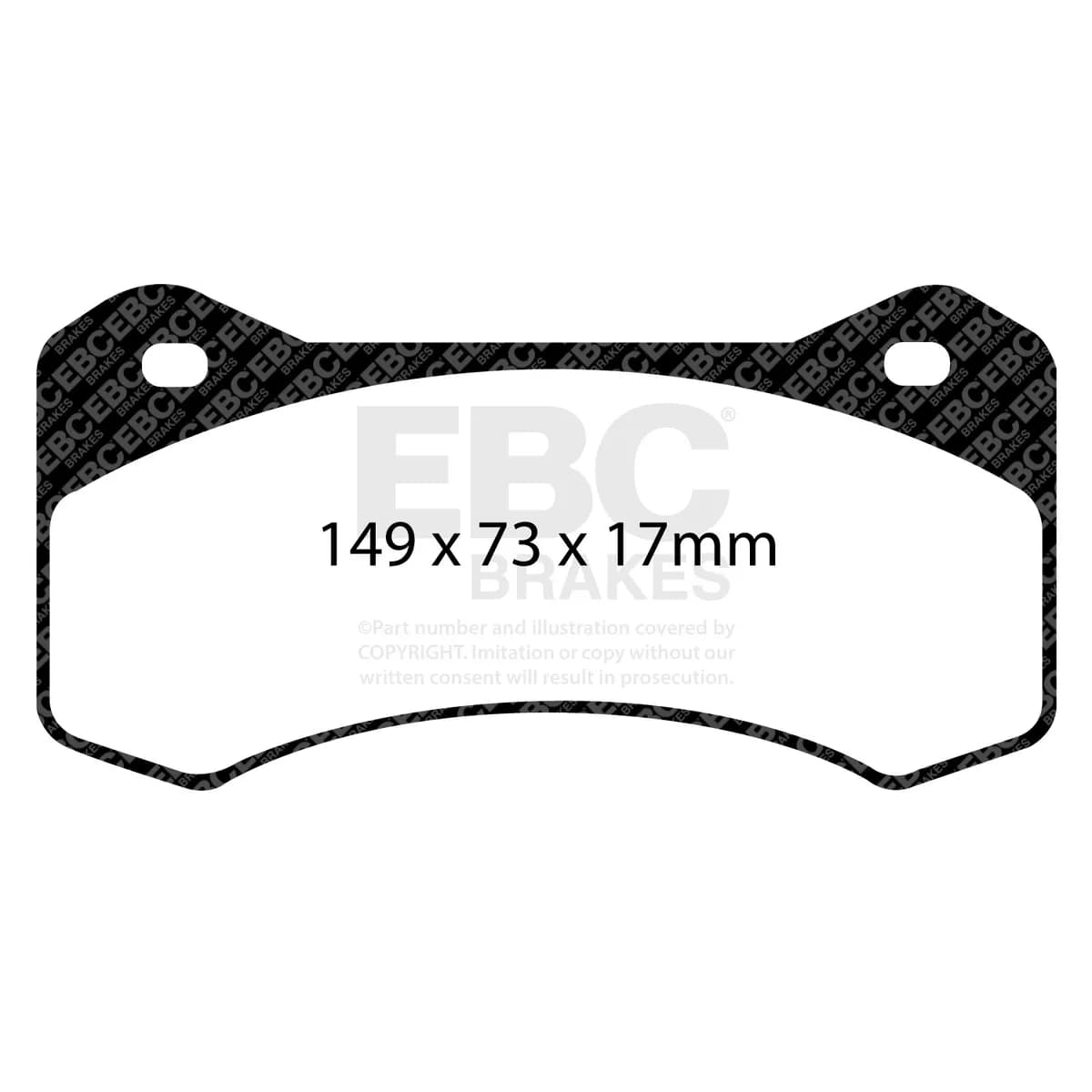 Sintered Race Brake Pads; High Friction; Made In The USA;