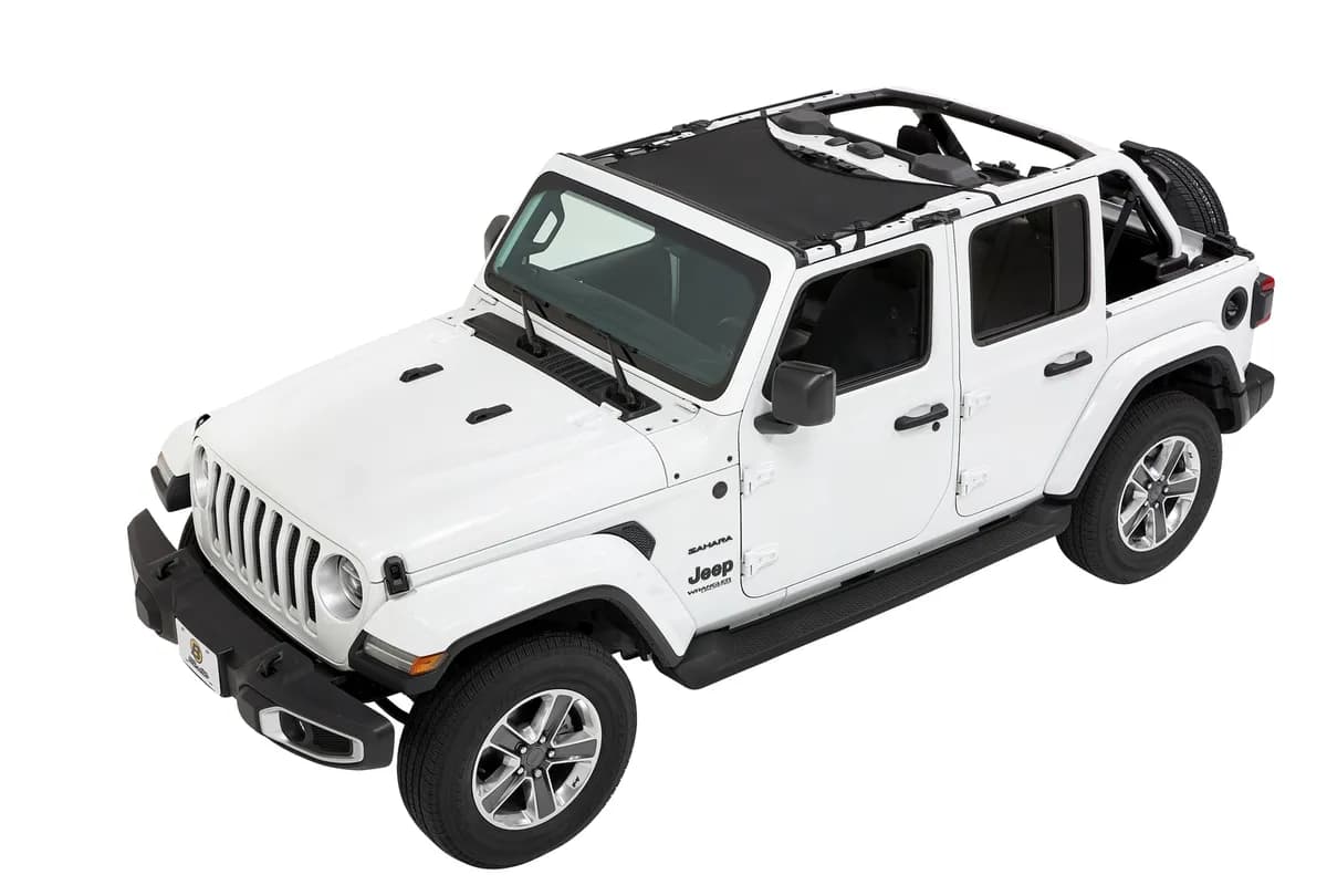 20c Jeep Gladiator; 18c Wrangler JL Sun Standard Targa Style Bikini Top; Mesh
