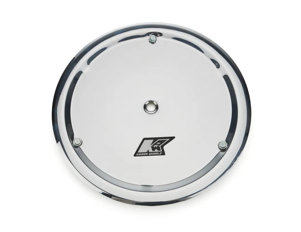 Mudcover 15in Polished w /3 5/16-18 Bolts