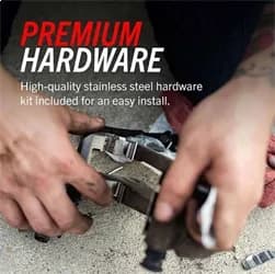 Z37 Top Cop Carbon-Fiber Ceramic Brake Pads W/Hardware