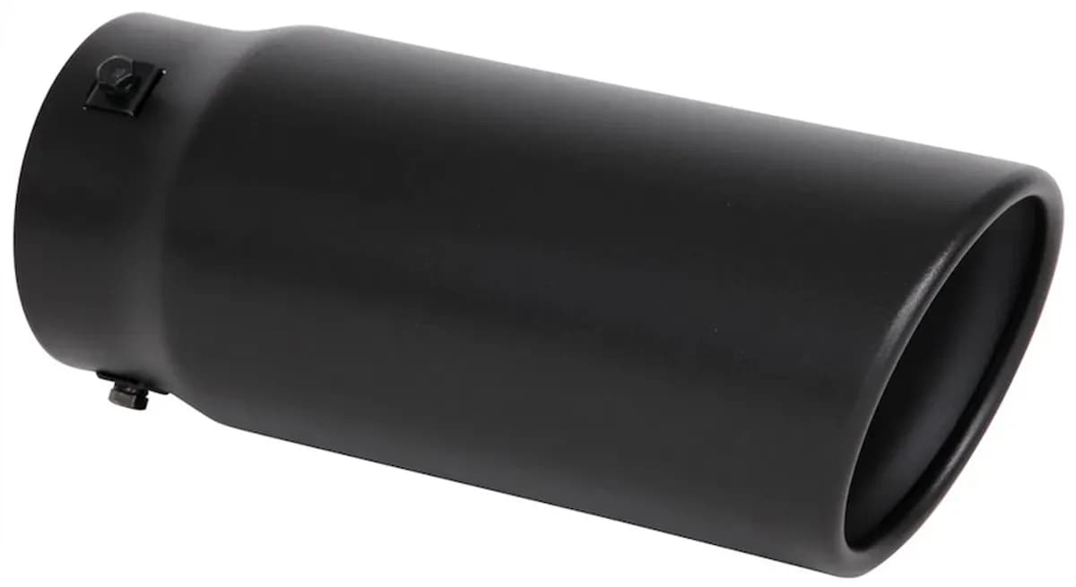 Exhaust Tip; 4.5in Slant; Black