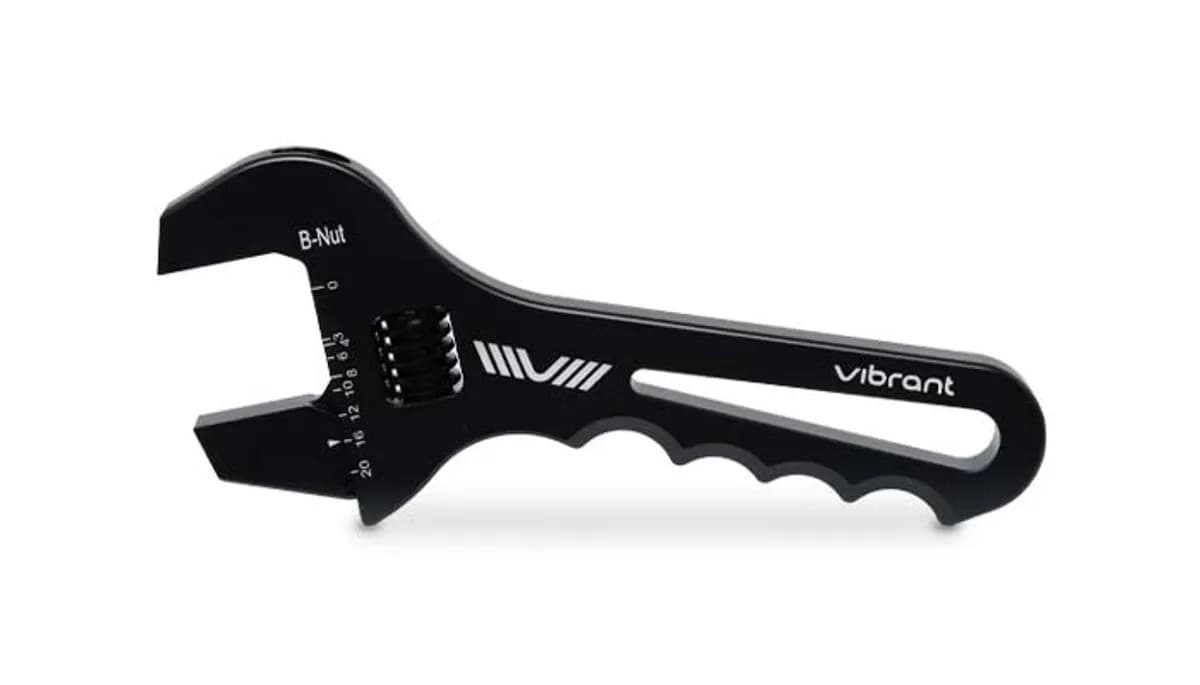 AN Wrench; -3AN To -16AN Wrench Size; Adjustable; Straight Jaws;