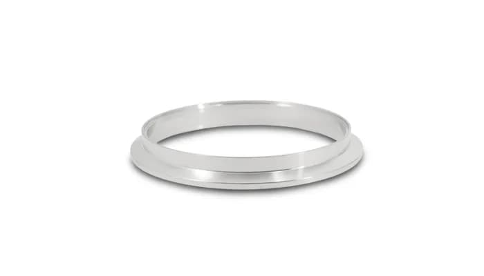 Turbo Outlet Flange; 120.8mm Crmd; 3mm Crmdh; 3.191mm Apex w; 17mm Thickness; 131mm Flange Od; 2mm Tube Recess Depth; For Garrett Gtx5533r t6 Turbo; 304 Stainless Steel; V-Band;